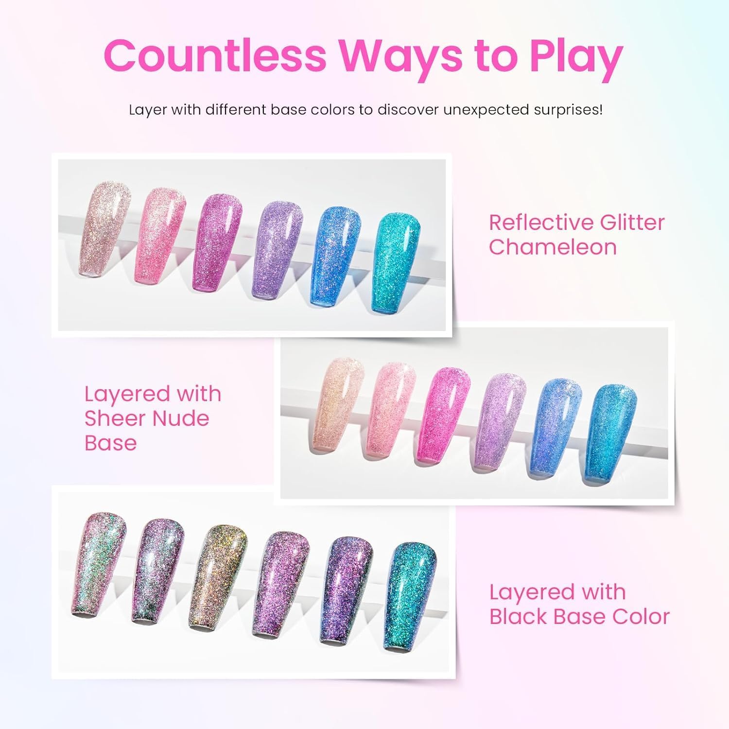 Beetles Gel Polish Chameleon application lisse et uniforme