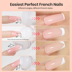 Beetles Gel Vernis Clair, visibilité d’impression facilitée lors du transfert