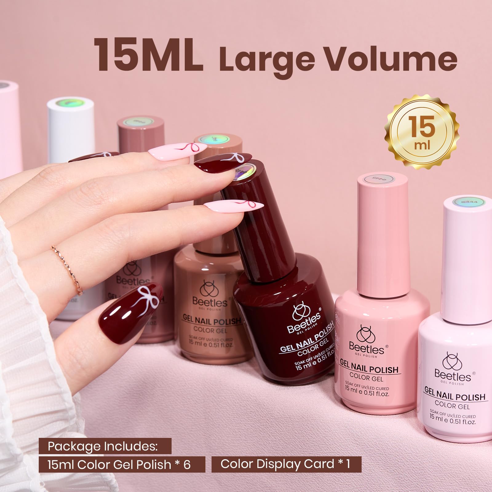 Beetles Coffee Time – vernis gel compatible UV/LED, facile à enlever.