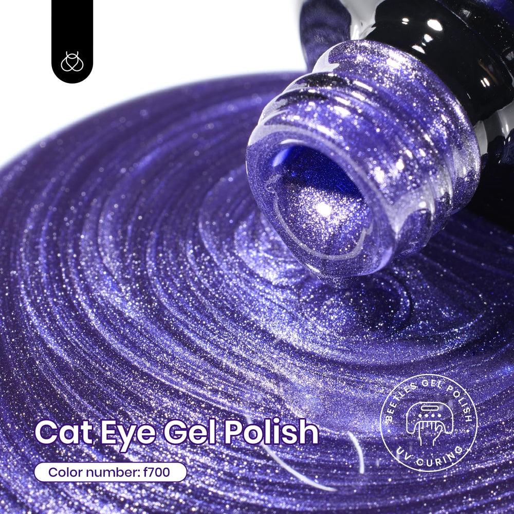 Beetles Cat Eye violet – cadeau beauté chic pour elle.