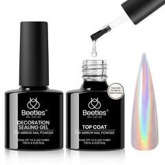 Beetles: couche gel chrome, finition brillante et durable pour vos ongles.