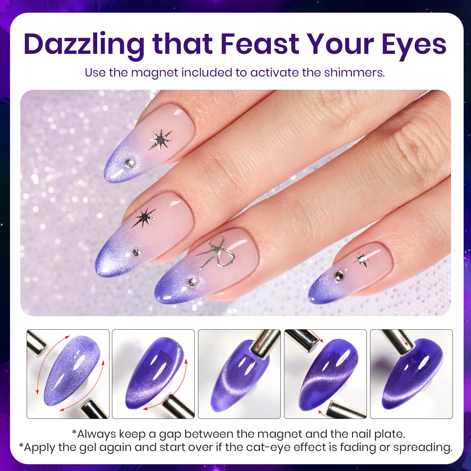 Beetles Celestial Veil – design français, effet velours élégant sur les ongles.