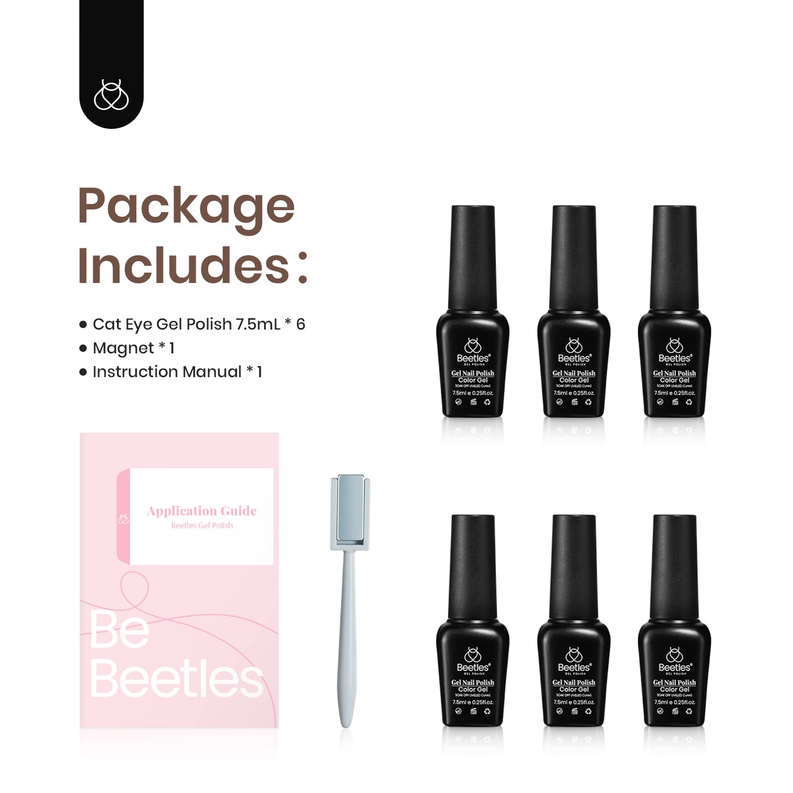 Beetles Gel œil-de-chat bordeaux, teinte riche pour l'automne.