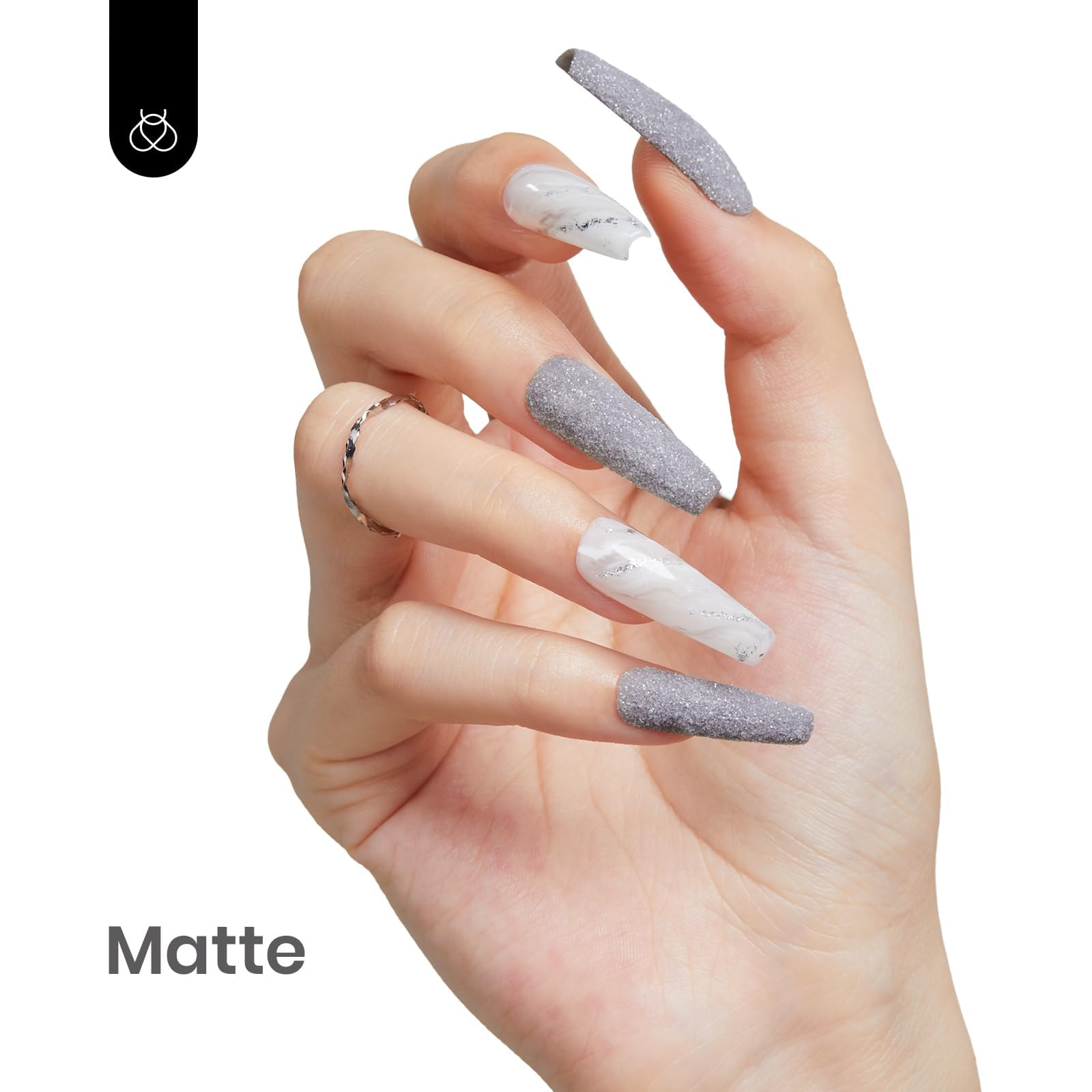 Beetles Vernis Gel Gris – cure rapide sous lampe LED/UV.