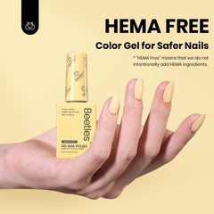 Beetles Butter Time, application gel facile sur ongles, résultat brillant.