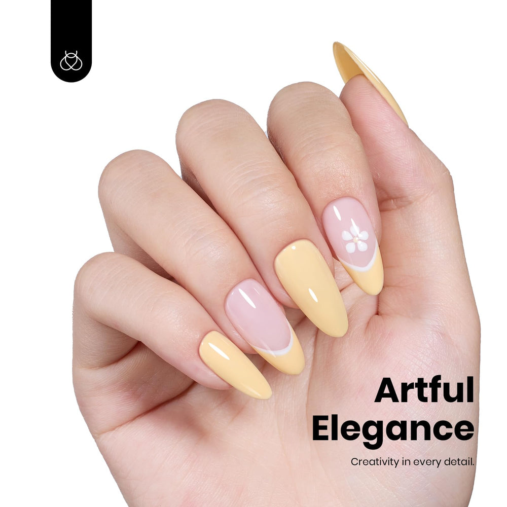 Beetles Butter Time, tenue jusqu'à 28+ jours avec base et top coat.