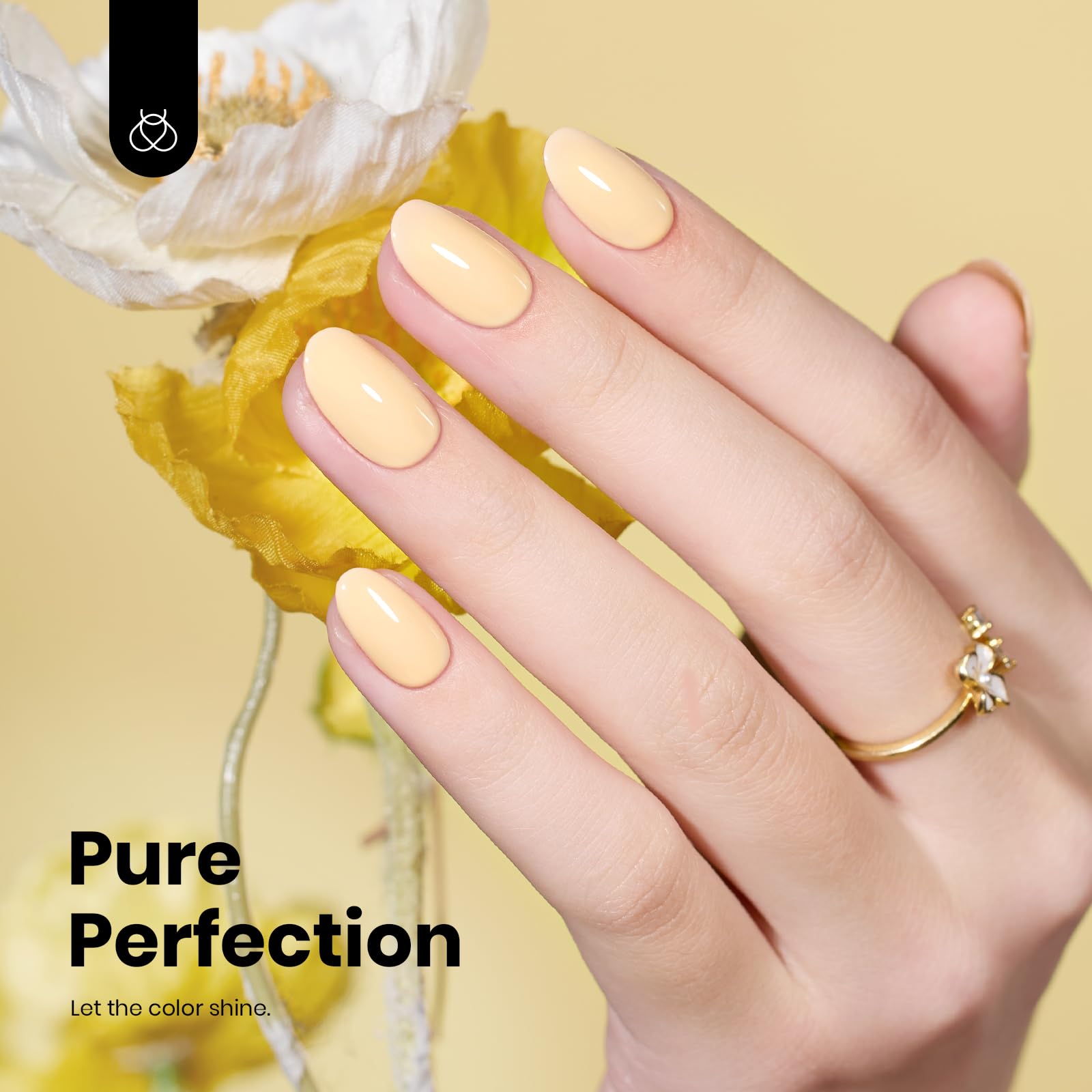 Beetles Butter Time, finition brillante après durcissement UV/LED.