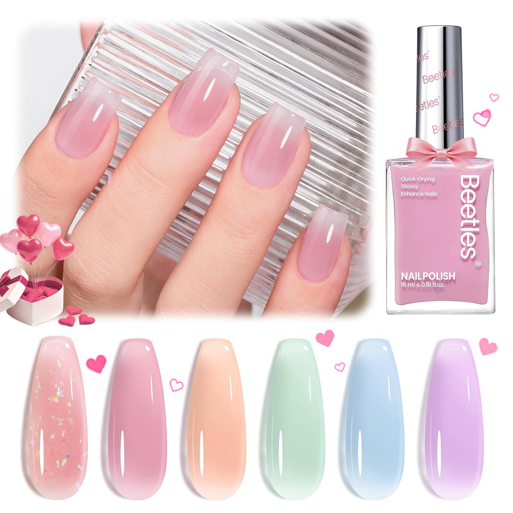 Beetles Jelly, application nette pour des ongles lumineux.