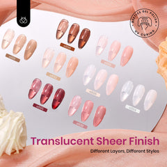 Beetles Jelly Gel teinte e891 translucide pour finition subtile et lumineuse