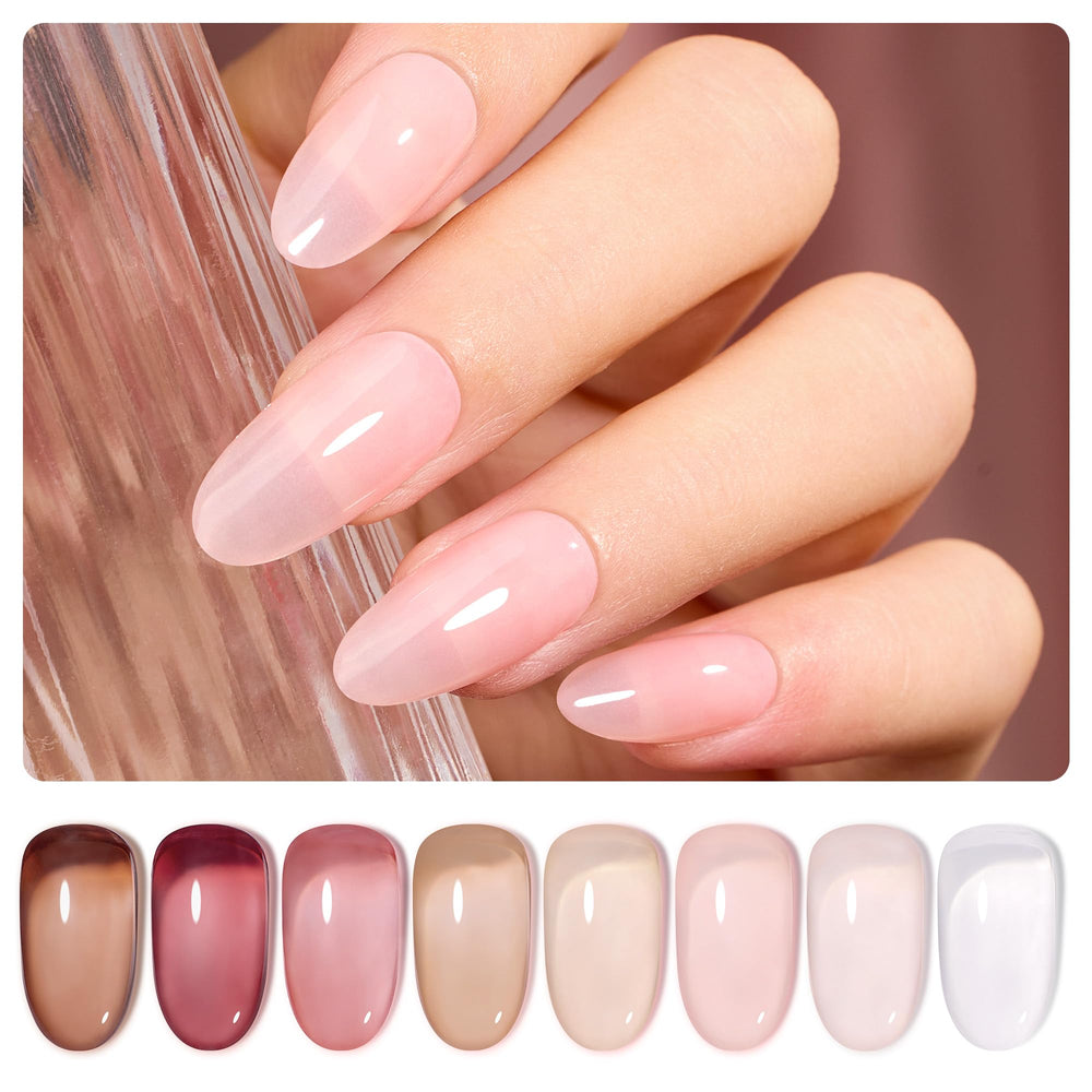 Beetles Jelly Gel teinte e899 translucide pour manucure éclatante sans effort