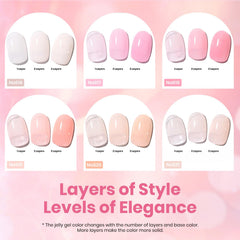 Beetles Vernis Gel Nude Rose – flacon 15 ml, pratique à emporter.