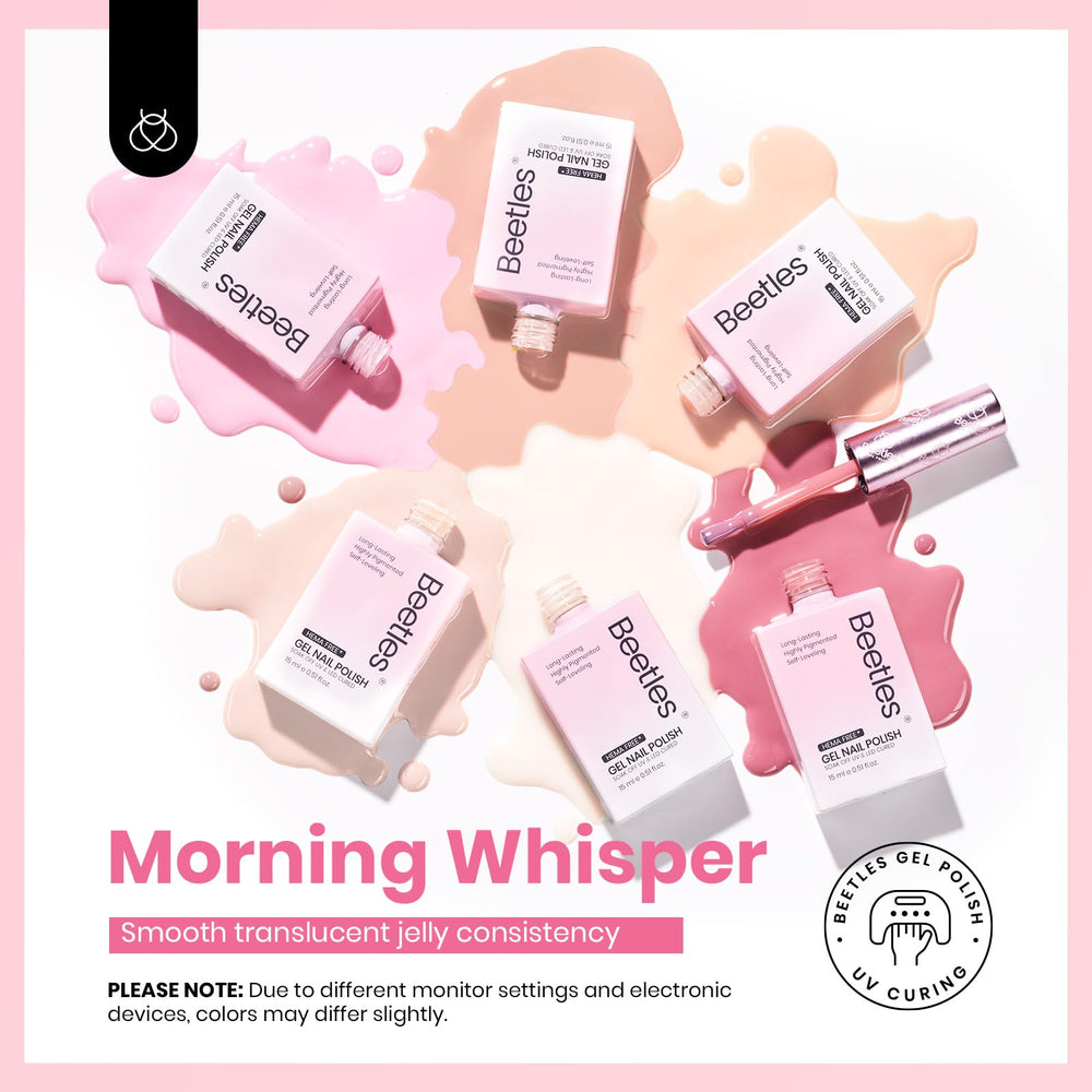Beetles Vernis Gel Nude Rose – pack compact et portable pour vos sorties.