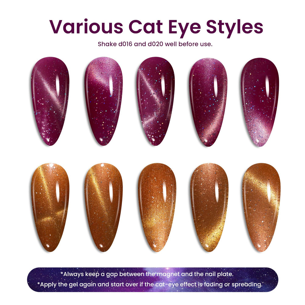 Beetles Cat Eye champagne brillant – reflets subtils pour toutes occasions.