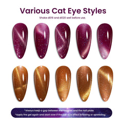 Beetles Cat Eye champagne brillant – reflets subtils pour toutes occasions.