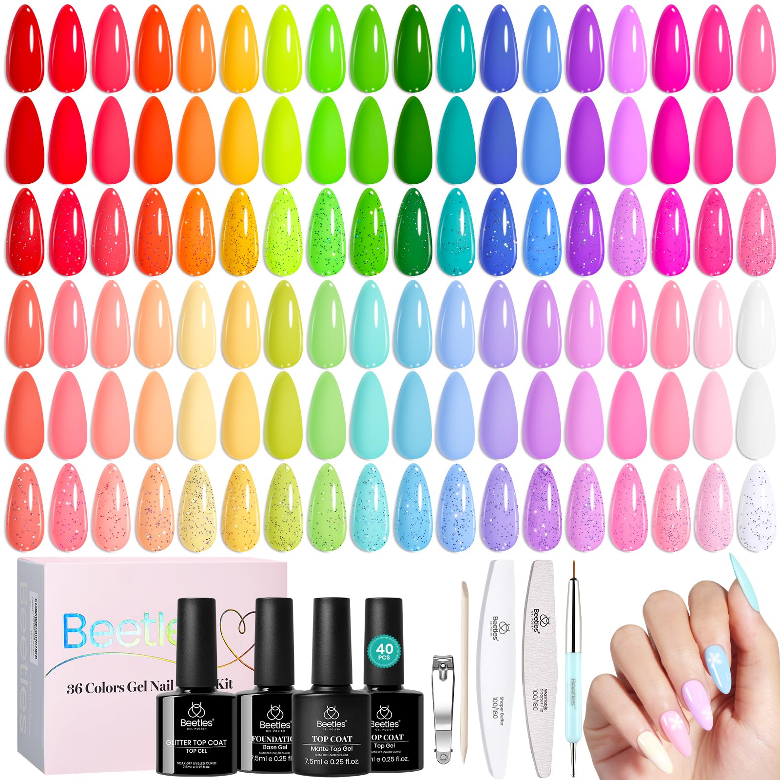 Beetles Gel Polish outils manucure inclus