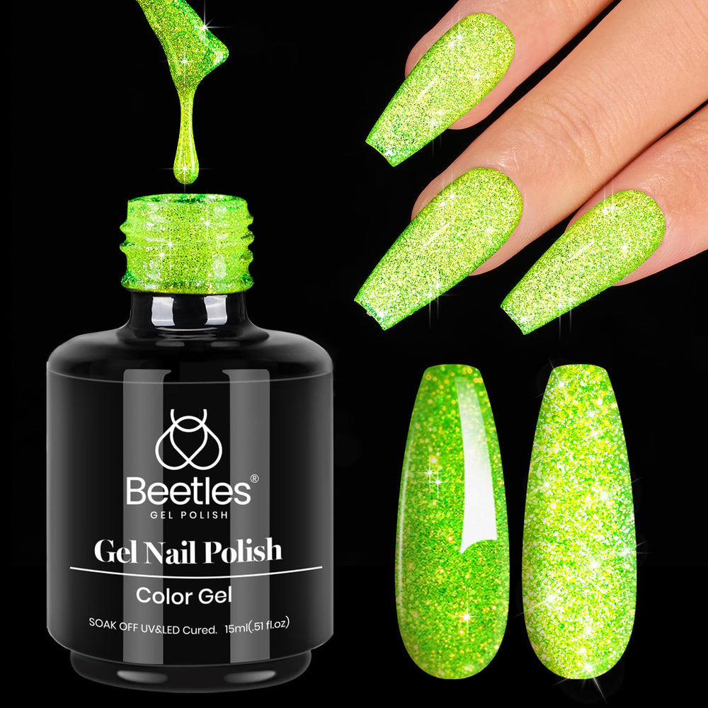 Beetles vernis gel fini lisse et brillant après pose.