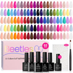 Beetles Gel Vernis Printemps : palette couleurs variée pour différents styles.