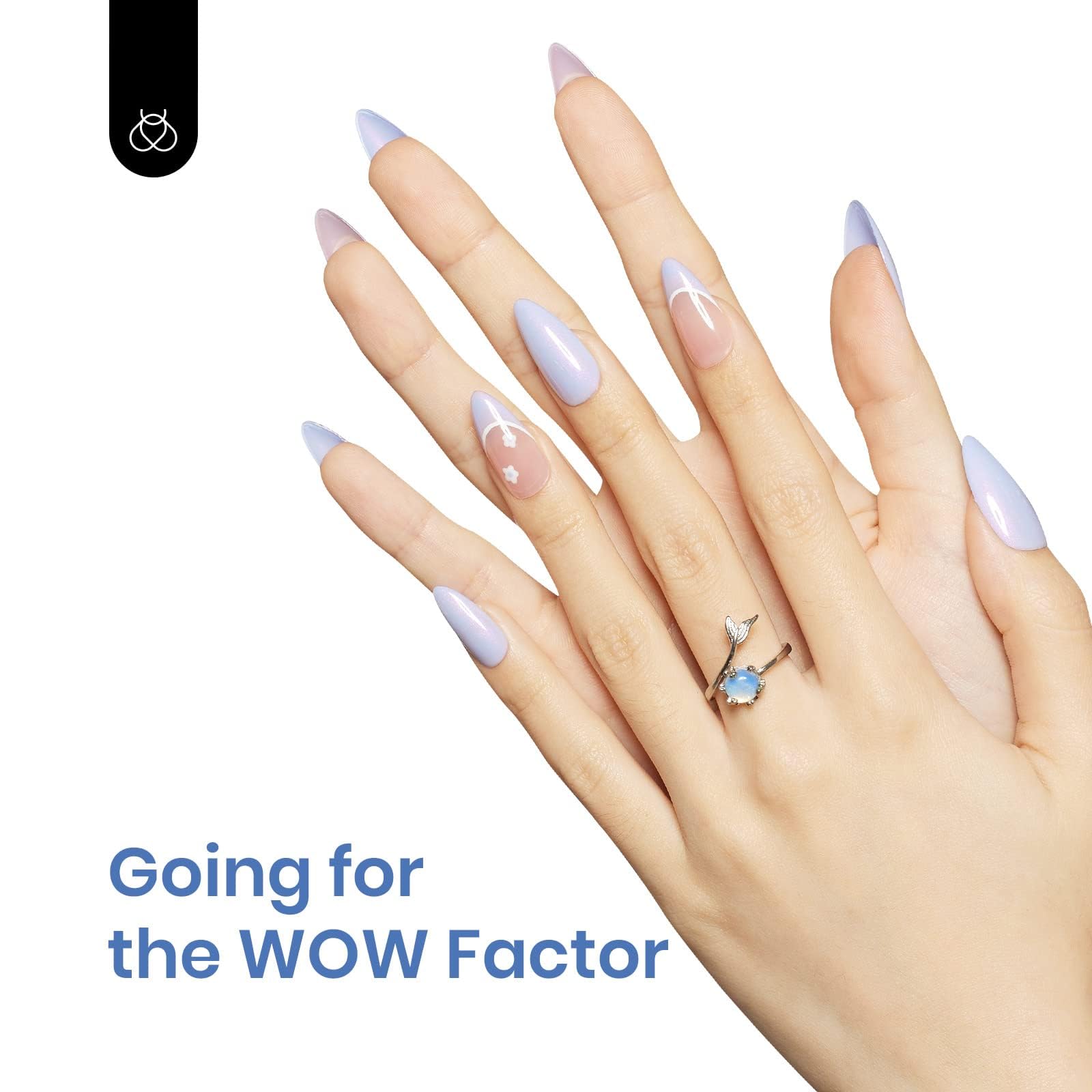 Beetles Vernis Gel Pervenche: manicure maison facile et élégante.