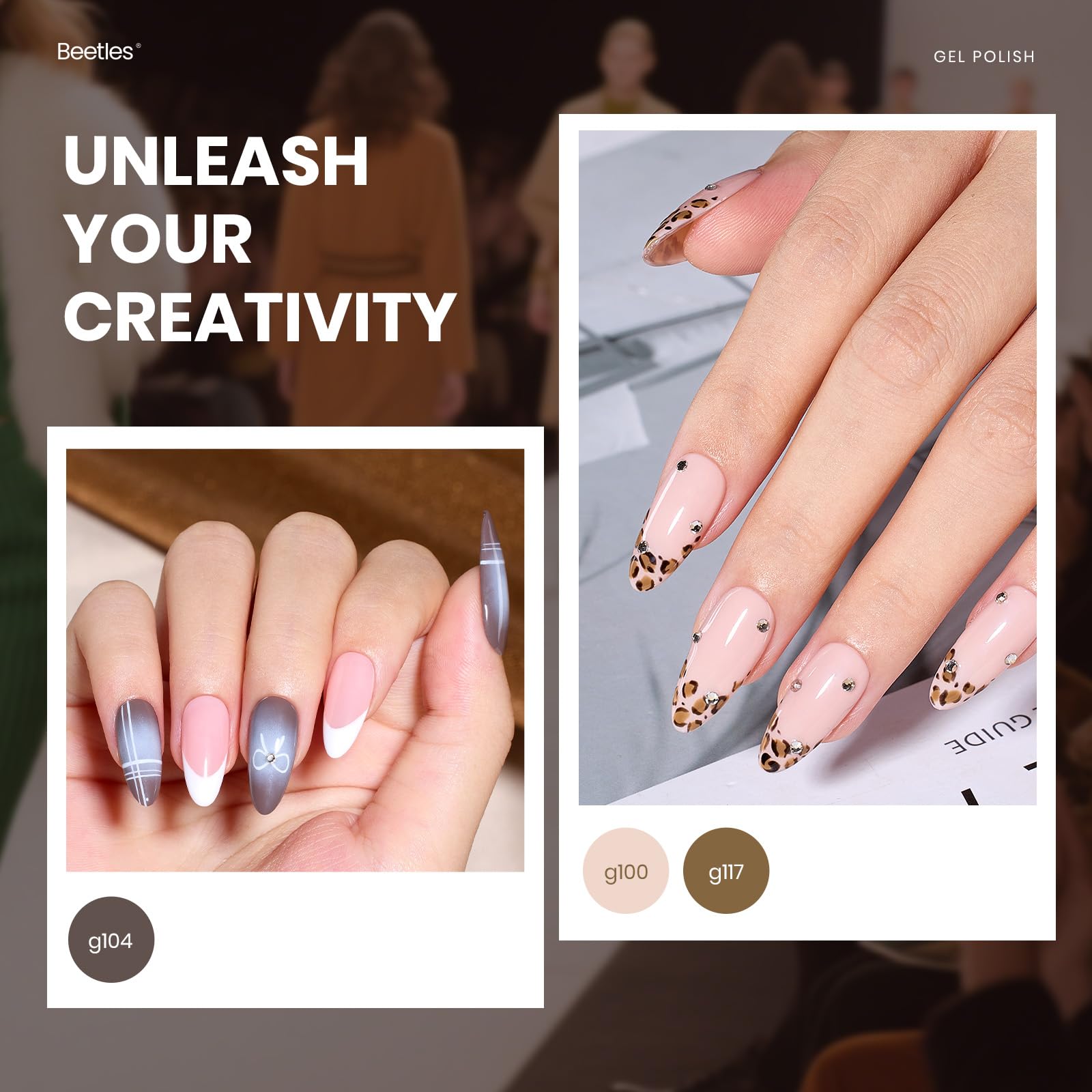 Beetles Gel Pigment richesse pour une application lisse et uniforme.
