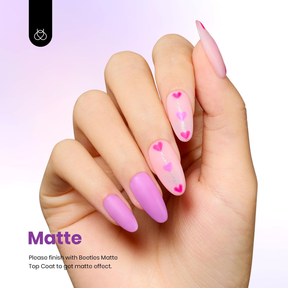 Beetles vernis gel pinceau inclus, application rapide et homogène.