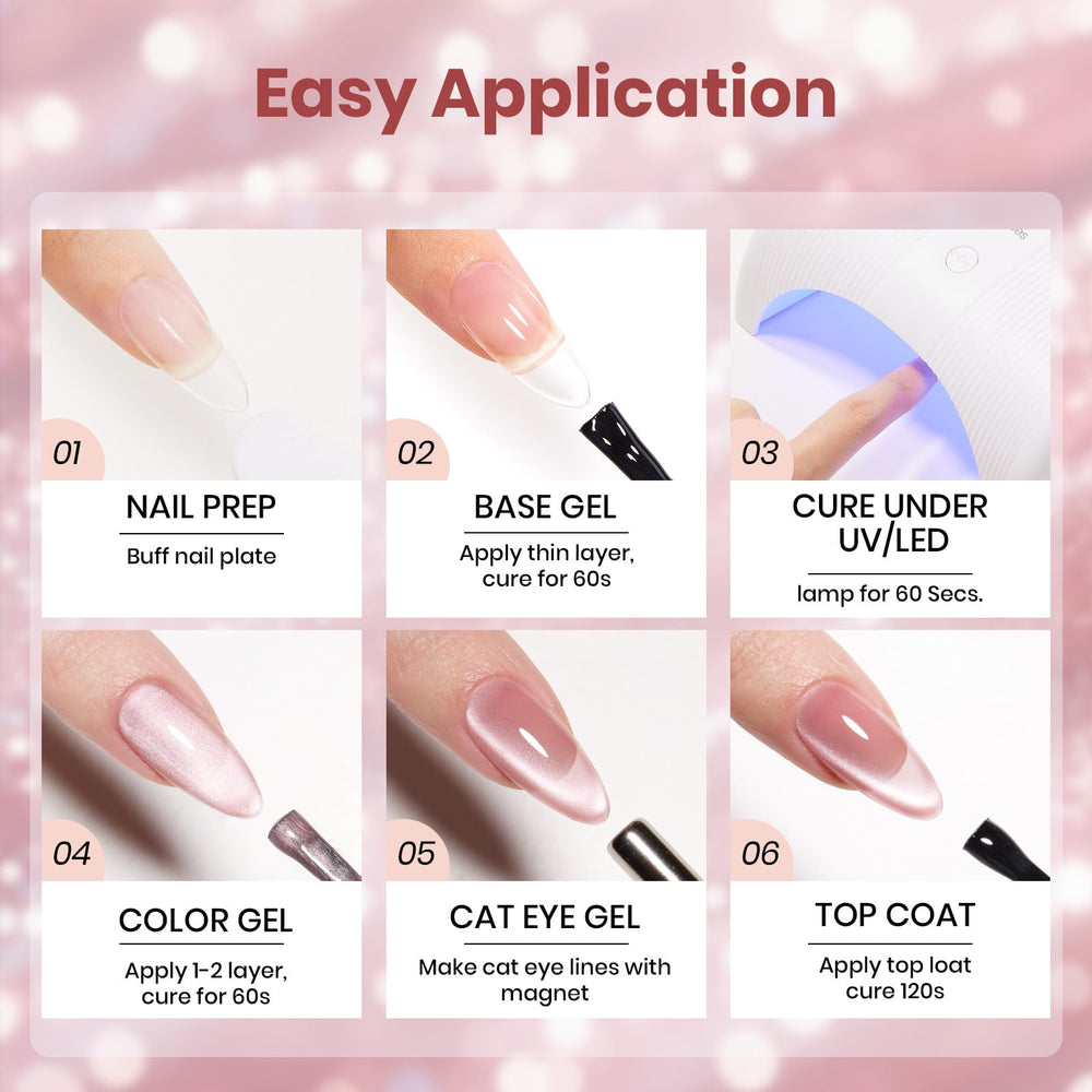 Beetles vernis gel rose base et top séparés, à acheter séparément