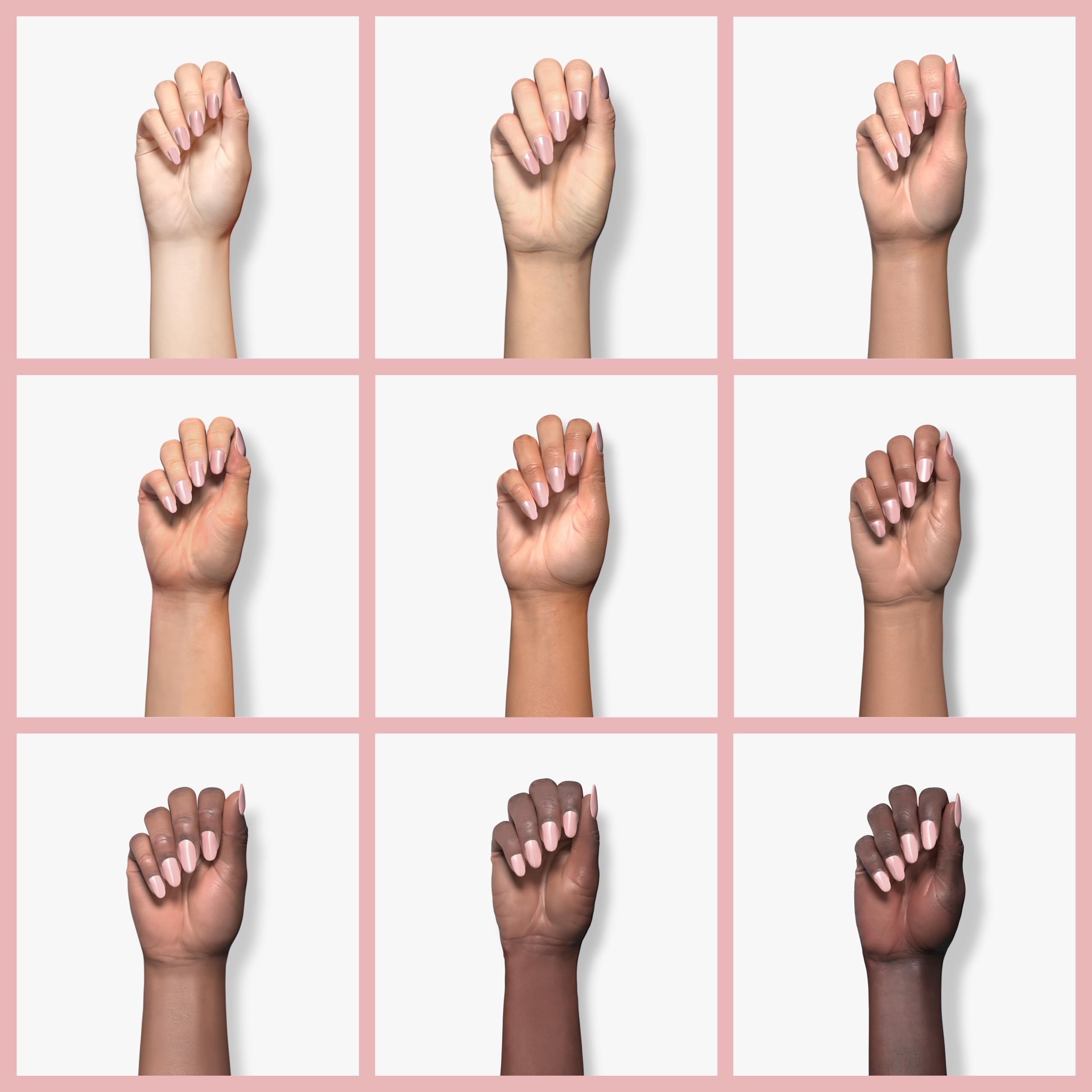 Pinceau appliquant le vernis Gel Beetles Rose Mauve Poudreux pour une application lisse.