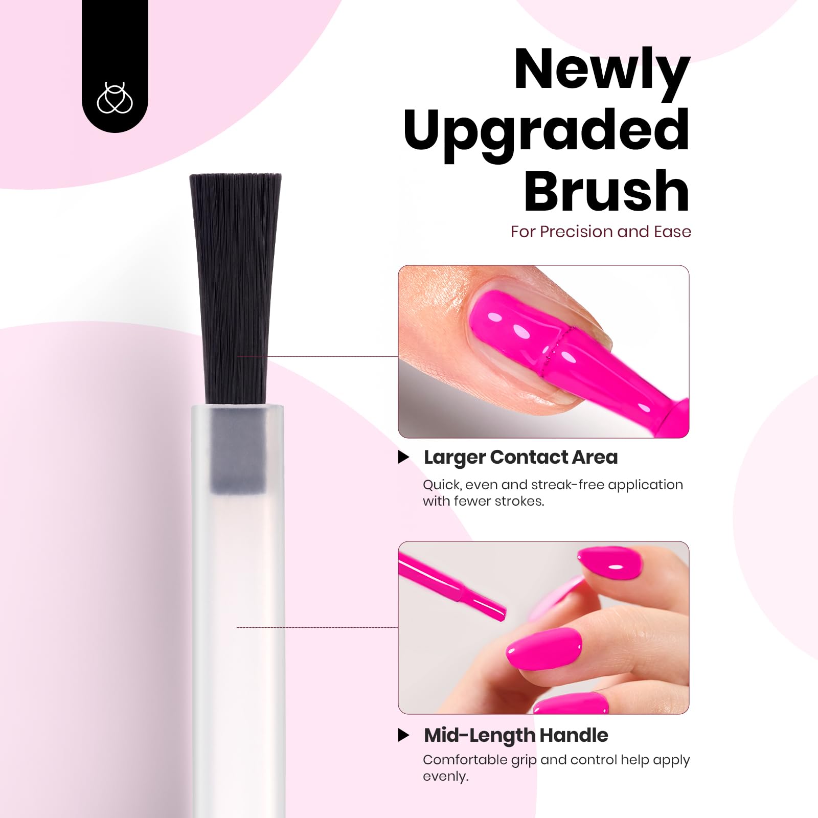 Beetles vernis gel rose neon – emballage prêt à offrir