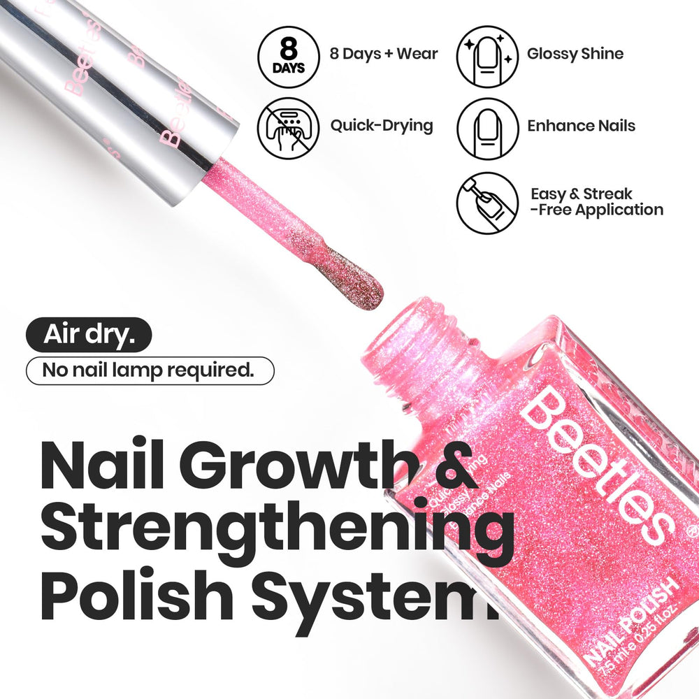 Beetles Vernis Gel rose nude, teinte chic pour un rendu naturel et élégant.