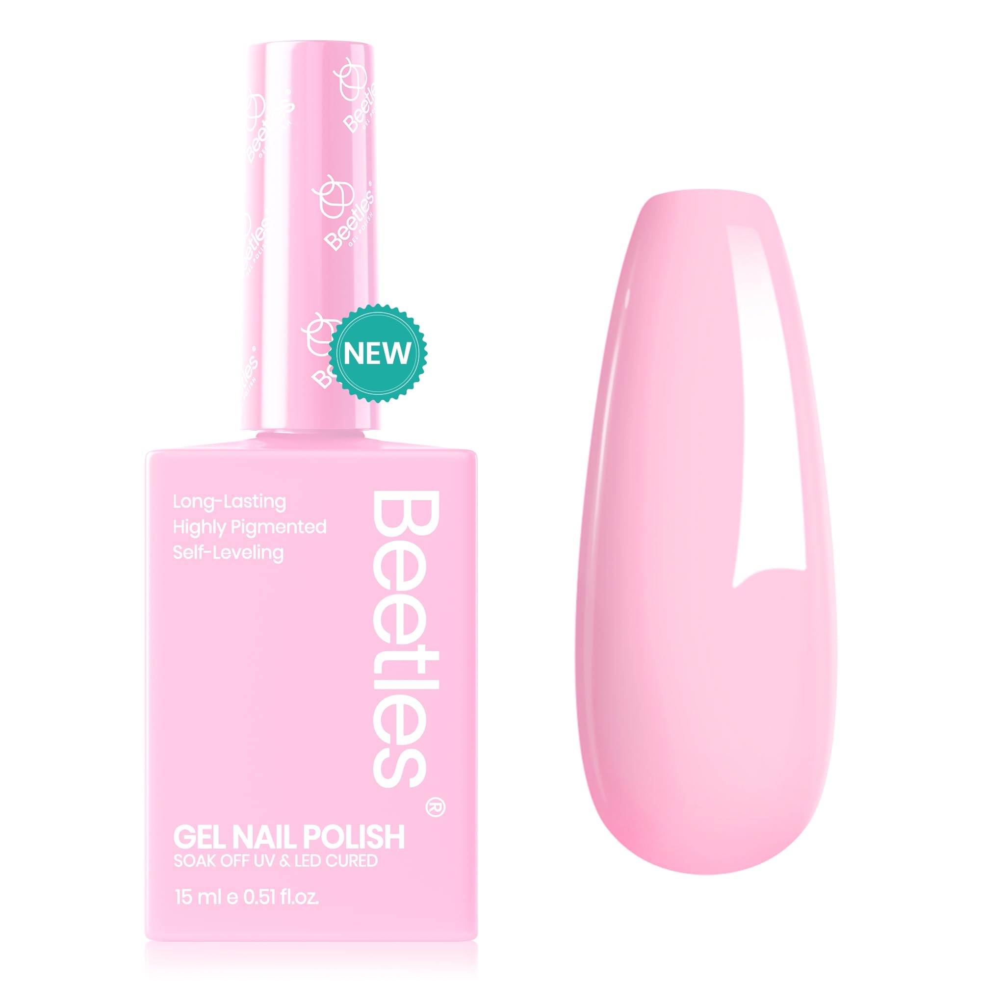 Beetles Rosy Glow portable et pratique à emporter.