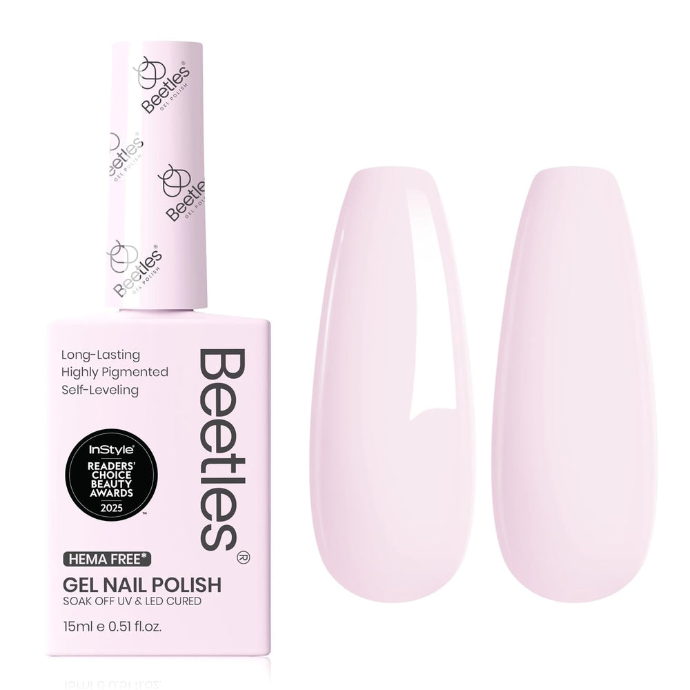 Beetles Gel Polish Rose Pastel – usage à domicile, vernis durable et facile à retirer
