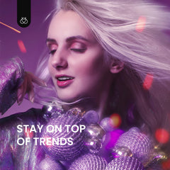 Beetles vernis gel rose violet noir brillant pour des contrastes audacieux.