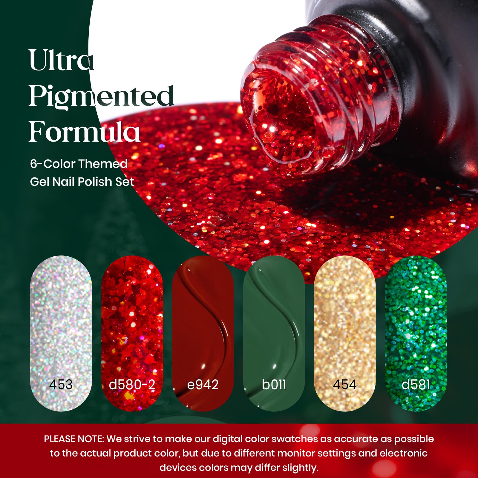 Beetles Vernis Gel Saint-Valentin argent brillant pour reflets subtils