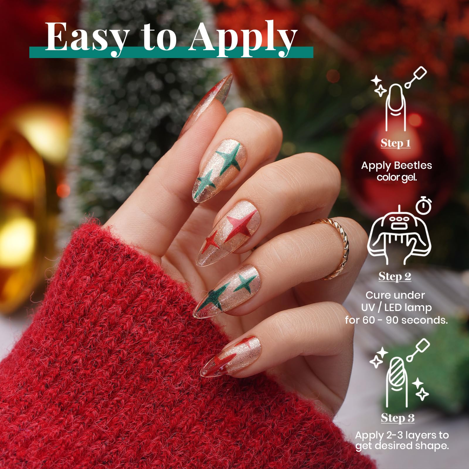 Beetles Vernis Gel Saint-Valentin coffret prêt-à-offrir pour cadeau