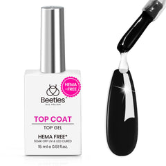 Beetles Vernis Gel sans HEMA, application facile et brillance durable.