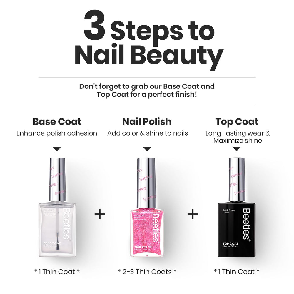 Beetles Vernis Gel séchage rapide, gain de temps et moins de bavures.