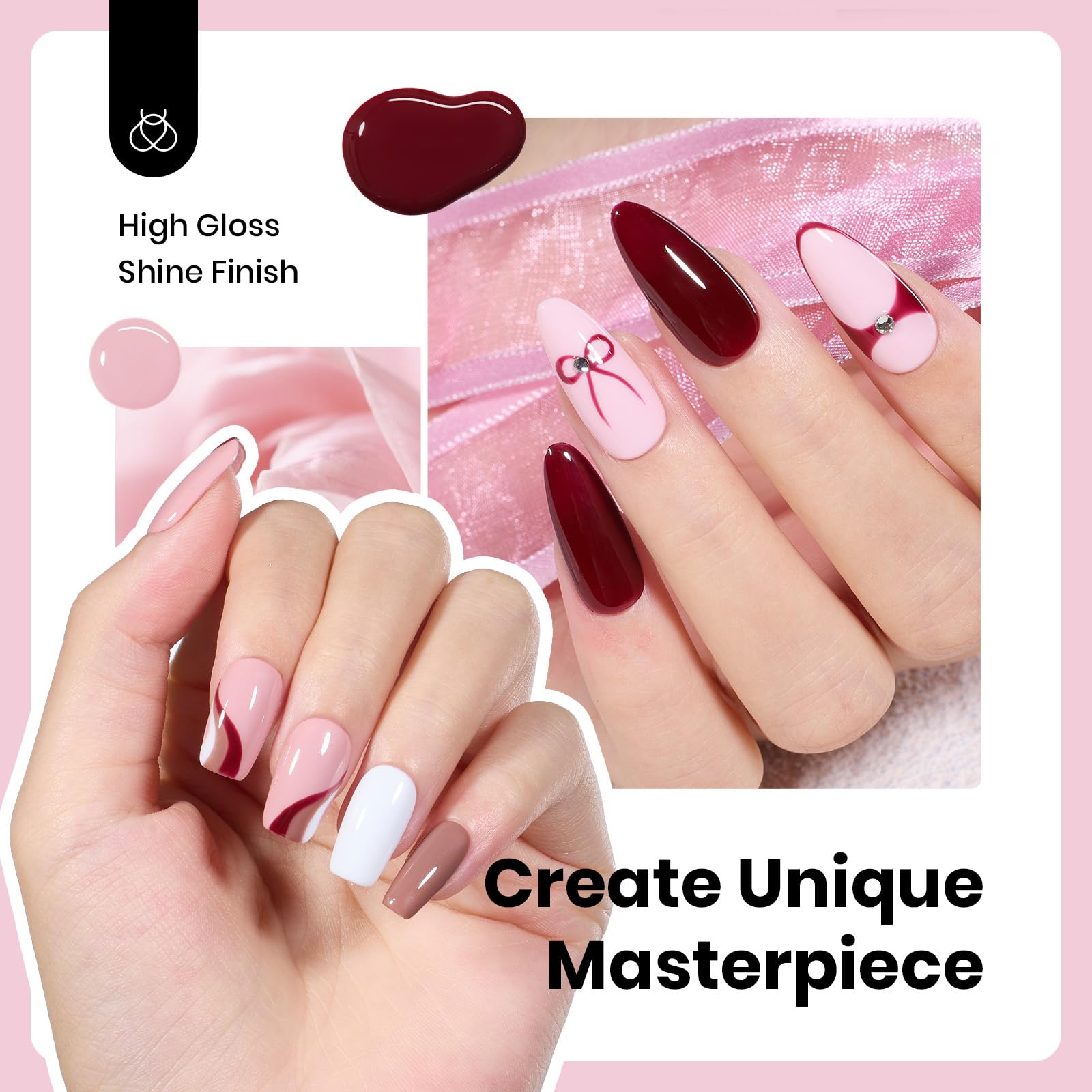 Beetles Vernis Gel Sèche UV-LED: brillance durable et finition professionnelle.