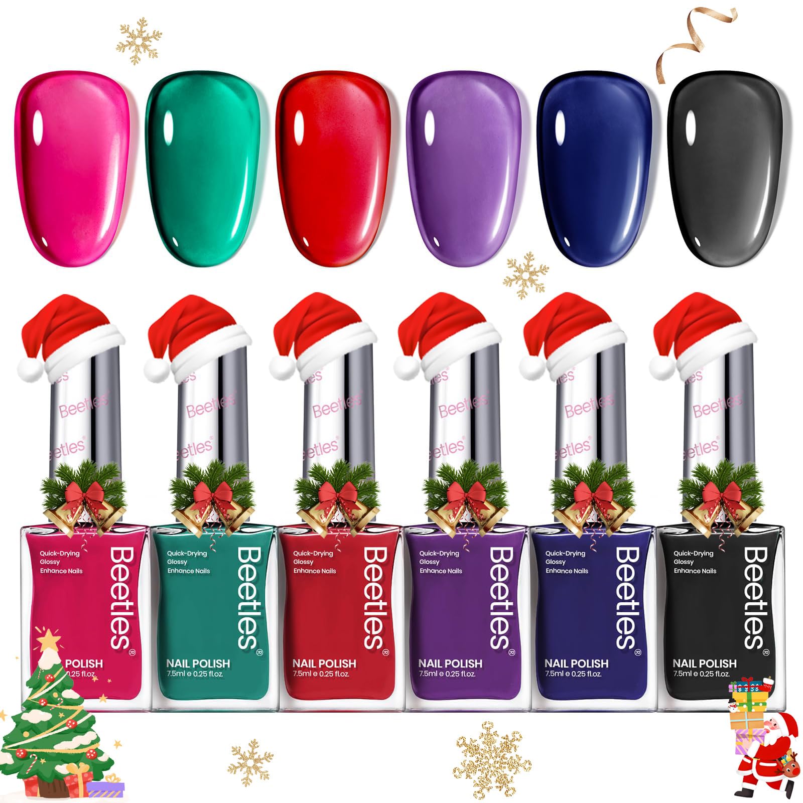 Beetles Gel Polish: ensemble de 6 couleurs tendance pour des looks polyvalents
