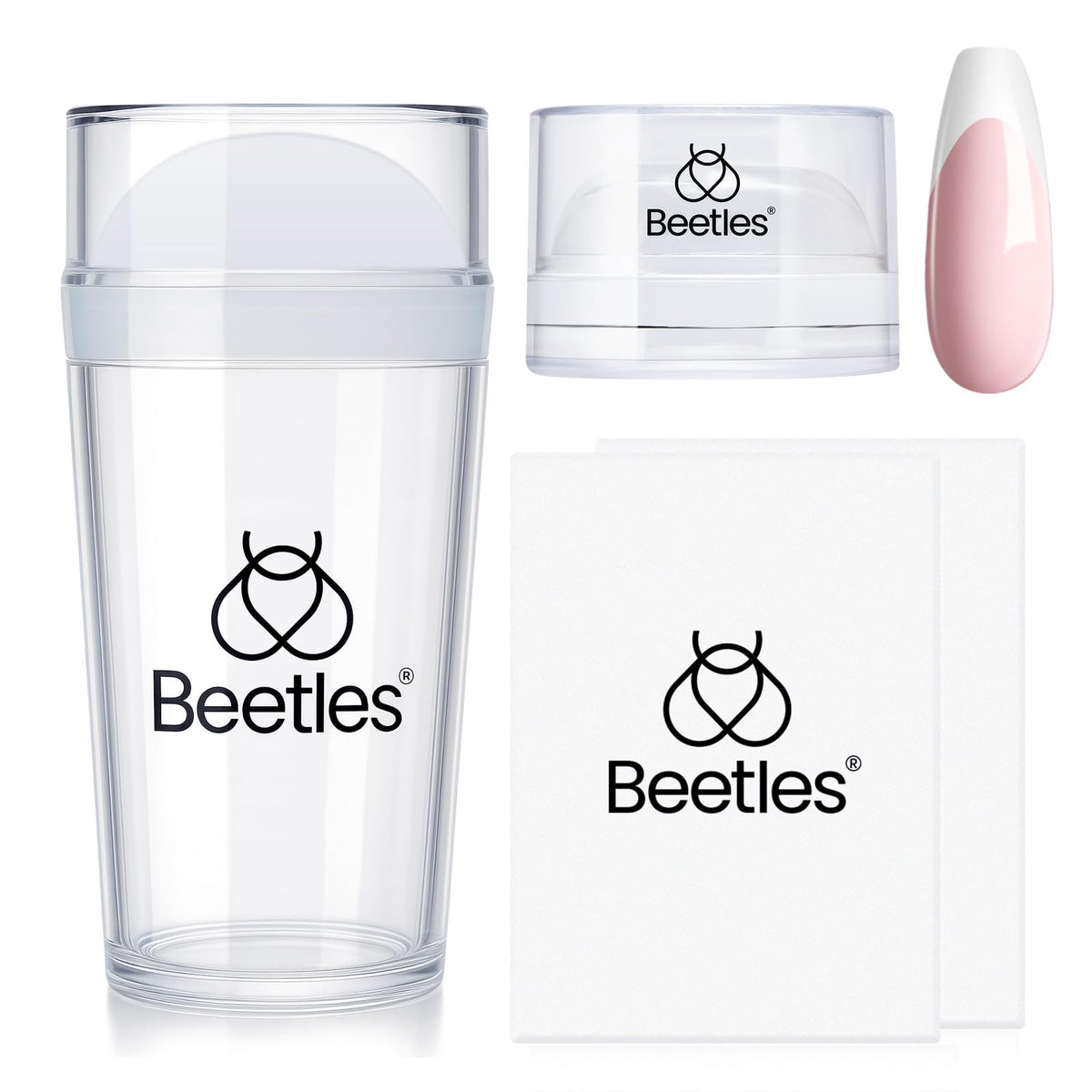 Tampon Beetles vernis gel à tête longue pour une impression précise sur les ongles