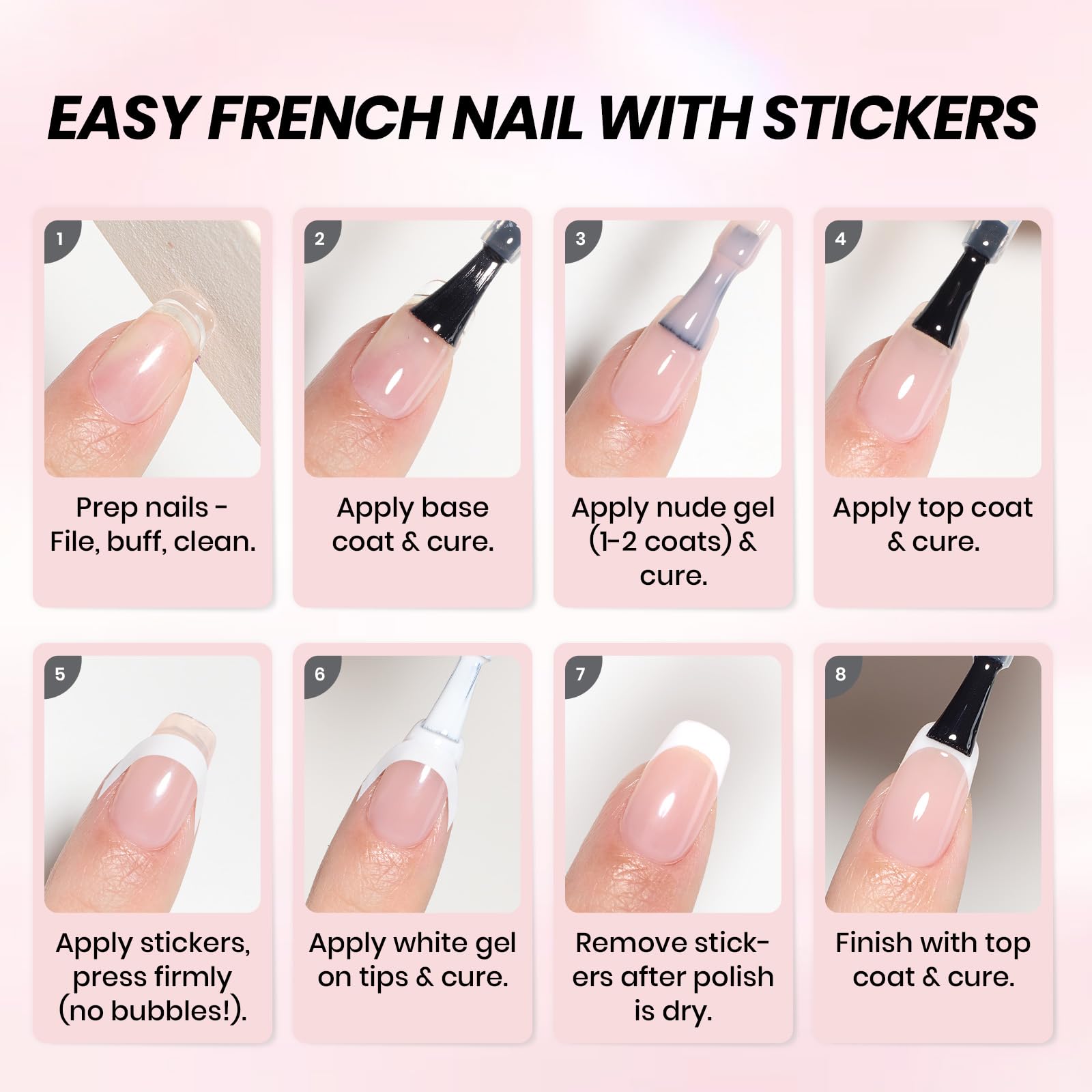 Beetles vernis gel-tip francais sechage UV-LED rapide.