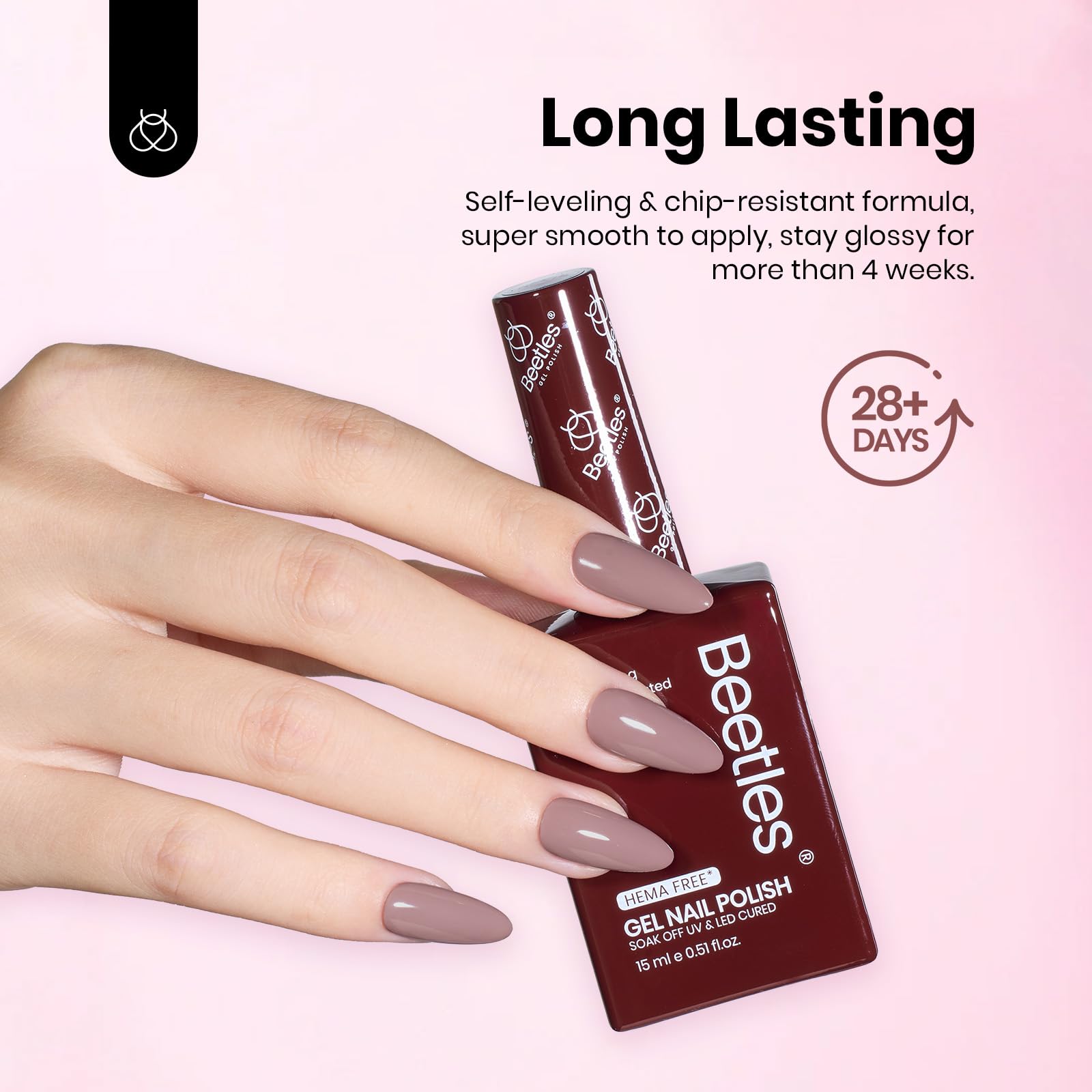 Beetles Vernis Gel Utilisation Salon: pigmentation élevée et application fluide.