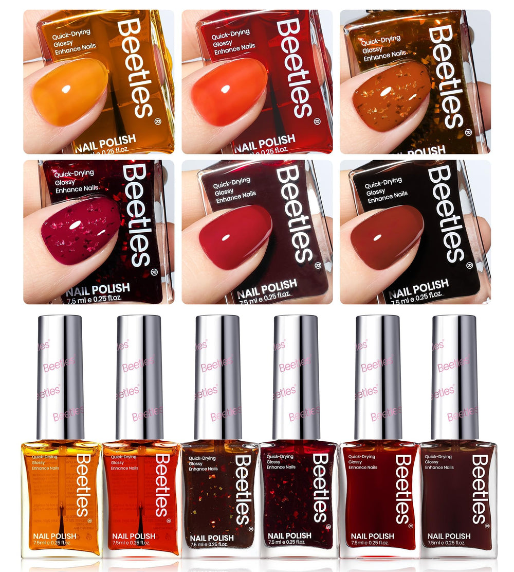 Beetles Gel Polish Valentines Golden Harvest emballage cadeau premium, idéal comme présent.
