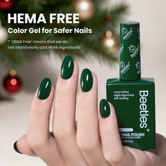 Beetles Vernis Gel Vert Forêt – brillance durable et éclat prolongé
