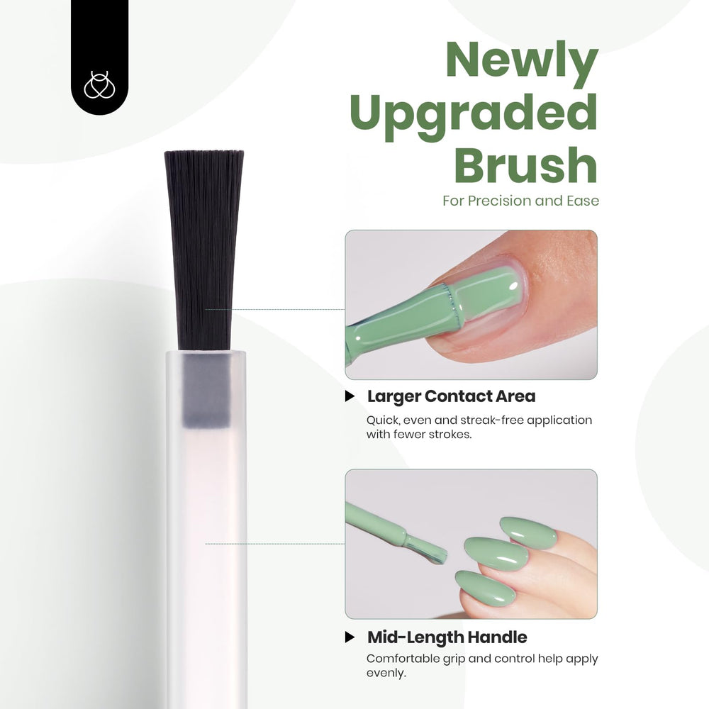Beetles vernis gel vert sauge tenue jusqu'à 28 jours.