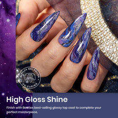 Beetles Gel Polish Violet, nuance tendance et lumineuse pour un style moderne.