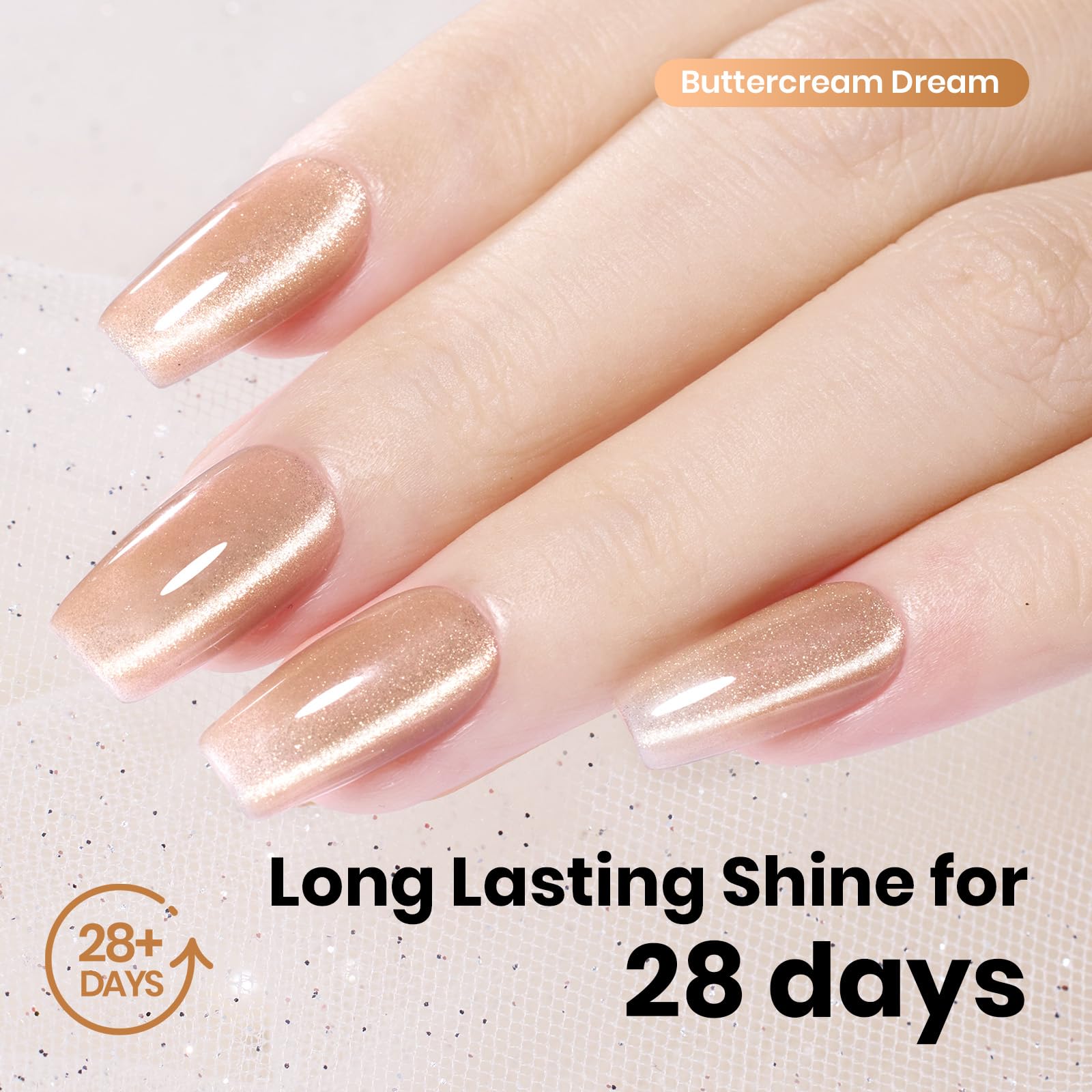 Beetles Vernis Nude – échantillon neutre pour base uniforme.