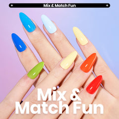 Beetles vernis néon paillettes arc-en-ciel pour look festif