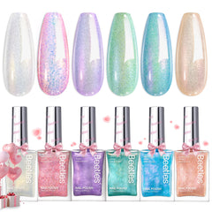 Beetles Gel Polish – paillettes rose douce pour une manucure élégante et durable