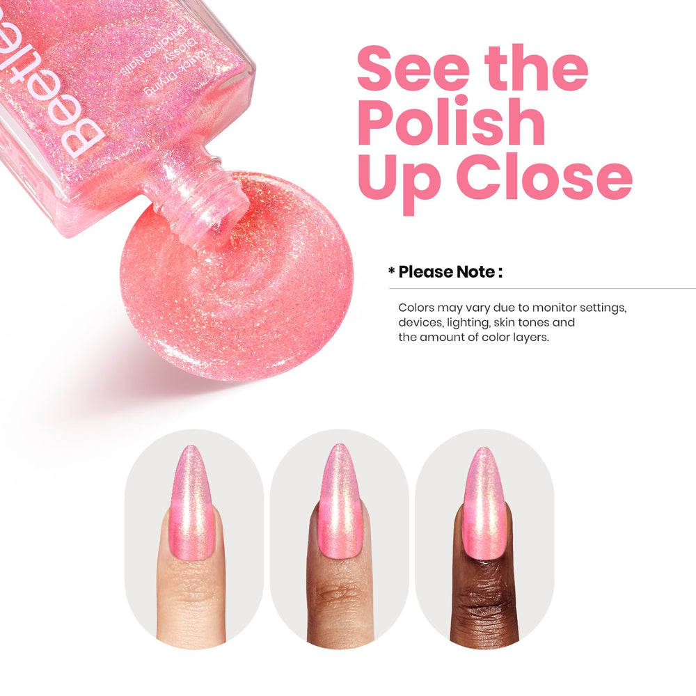 Beetles Gel Polish – fini brillant, apporte une touche chic à votre manucure
