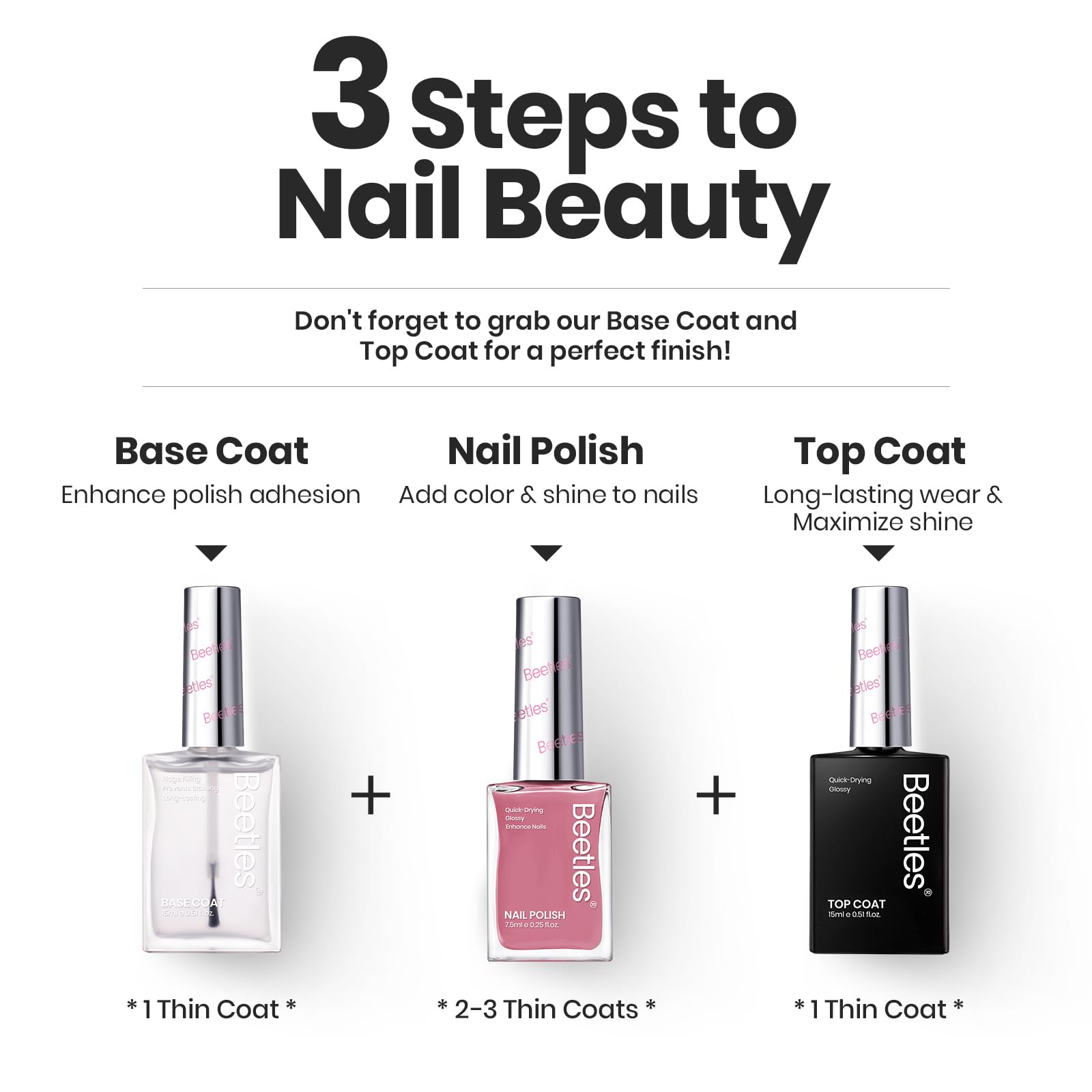 Beetles Vernis Rose Twilight – cadeau idéal pour elle et ses looks printaniers