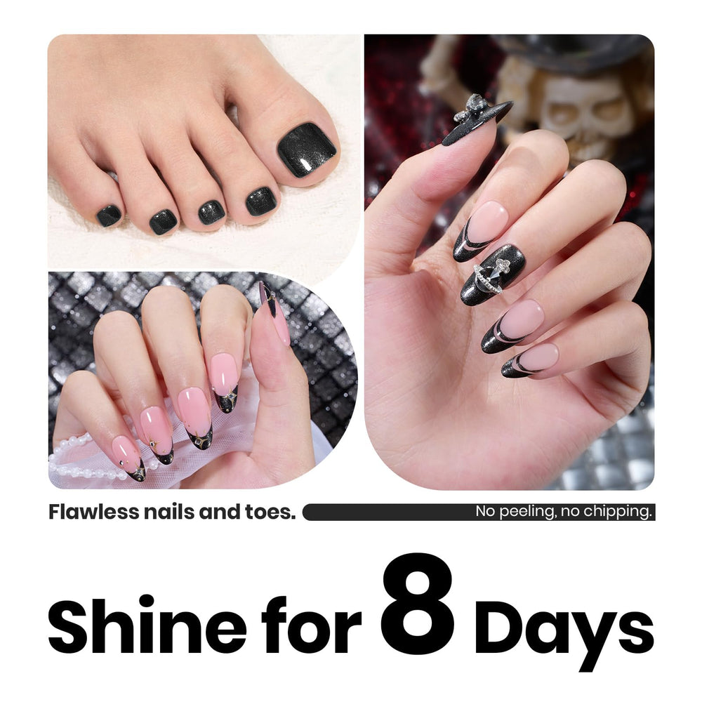 Beetles vernis sec rapide 1-2 minutes sans UV, pratique.